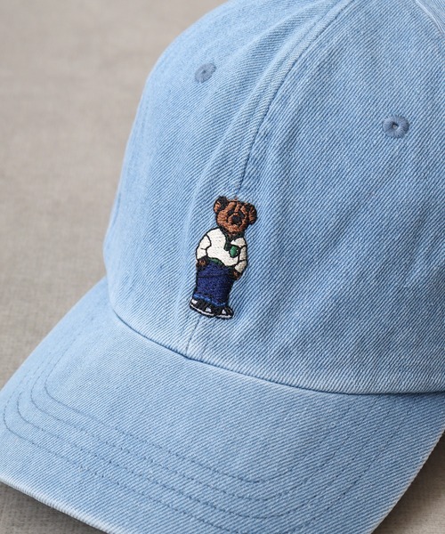TESTIFY（テスティファイ）の「TESTIFY クマ刺繍キャップ　カジュアル　ユニセックス　動物柄/Summer Bear Cap（キャップ・レディース・ブラック/ベージュ/ネイビー/インディゴブルー/ブルー/ホワイト/ブラック系その他/ブルー系その他/ホワイト系その他/ブラック系/チャコールグレー/ピンク・FREE）」の17枚目の写真