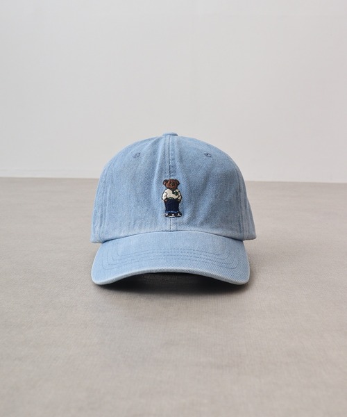 TESTIFY（テスティファイ）の「TESTIFY クマ刺繍キャップ　カジュアル　ユニセックス　動物柄/Summer Bear Cap（キャップ・レディース・ブラック/ベージュ/ネイビー/インディゴブルー/ブルー/ホワイト/ブラック系その他/ブルー系その他/ホワイト系その他/ブラック系/チャコールグレー/ピンク・FREE）」の18枚目の写真