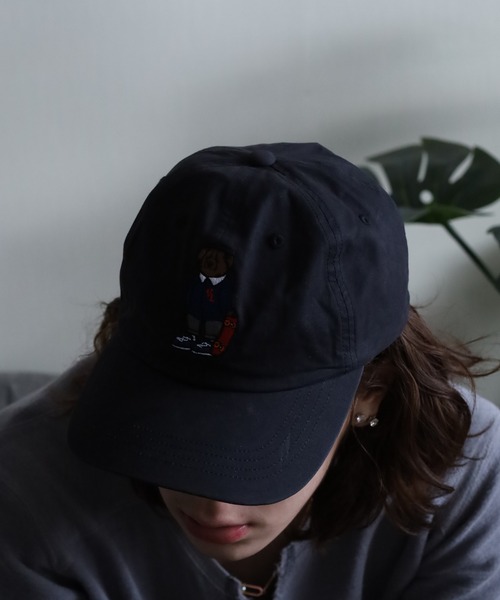 TESTIFY(テスティファイ)の「TESTIFY クマ刺繍キャップ カジュアル ユニセックス 動物柄/Summer Bear Cap(キャップ・レディース・ベージュ/ネイビー/ブラック/ブルー/ブラック系その他/ホワイト/ホワイト系その他/インディゴブルー/ブルー系その他/ブラック系/チャコールグレー/ピンク/ベージュ系その他/ブラック系その他2/ネイビー系・FREE)」の21枚目の写真