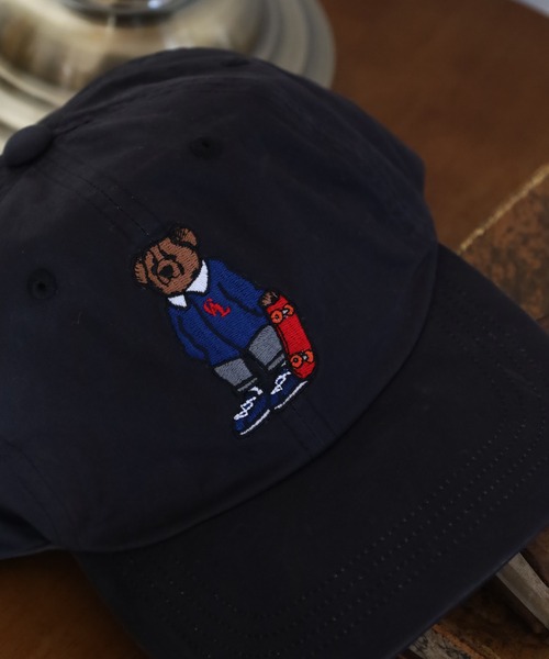 TESTIFY(テスティファイ)の「TESTIFY クマ刺繍キャップ カジュアル ユニセックス 動物柄/Summer Bear Cap(キャップ・レディース・ベージュ/ネイビー/ブラック/ブルー/ブラック系その他/ホワイト/ホワイト系その他/インディゴブルー/ブルー系その他/ブラック系/チャコールグレー/ピンク/ベージュ系その他/ブラック系その他2/ネイビー系・FREE)」の17枚目の写真
