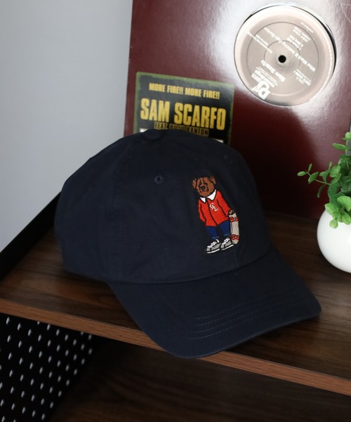 TESTIFY(テスティファイ)の「TESTIFY クマ刺繍キャップ カジュアル ユニセックス 動物柄/Summer Bear Cap(キャップ・レディース・ベージュ/ネイビー/ブラック/ブルー/ブラック系その他/ホワイト/ホワイト系その他/インディゴブルー/ブルー系その他/ブラック系/チャコールグレー/ピンク/ベージュ系その他/ブラック系その他2/ネイビー系・FREE)」の18枚目の写真