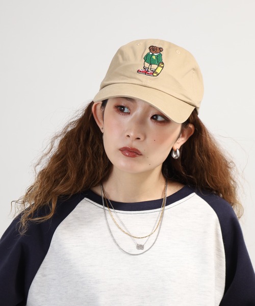 TESTIFY（テスティファイ）の「TESTIFY クマ刺繍キャップ カジュアル