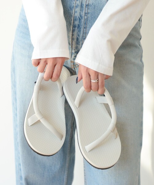 mont-bell(モンベル)の「mont-bell × B:MING by BEAMS / 別注 ソックオンサンダル (WOMEN) 23SS(サンダル・レディース・グレー系その他/インディゴブルー・XS/S)」の5枚目の写真