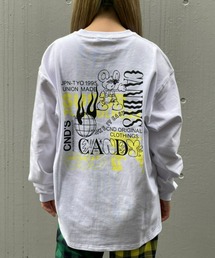 Candy Stripper | SUPERB PLAYFULNESS L/S Tシャツ(Tシャツ/カットソー)
