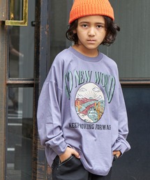 PAIRMANON STREET | 【PAIRMANON STREET】【かぞくおそろい】ビッグシルエット 長袖プリントTシャツ(Tシャツ/カットソー)