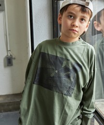 【PAIRMANON STREET】【かぞくおそろい】ビッグシルエット 長袖プリントTシャツ