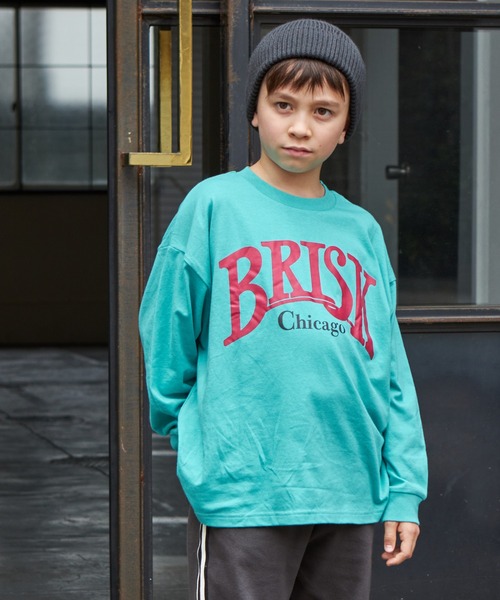 PAIRMANON STREET（ペアマノンストリート）の「【PAIRMANON STREET】【かぞくおそろい】ビッグシルエット 長袖プリントTシャツ（Tシャツ/カットソー・キッズ・ホワイト系その他2/ブラック系その他4/パープル系その他/ブラック系その他3/レッド系その他/グリーン系その他3/ブルー系その他/ホワイト系その他/ベージュ系その他2/マスタード/ブルー系その他2/ブラック系その他/ブラック系その他2/ベージュ系その他/ブルー系その他3/テラコッタ/グリーン系その他/オレンジ系その他/イエロー系その他/グリーン系その他2・90/150/130/140/100/110/120）」の14枚目の写真