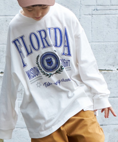 PAIRMANON STREET（ペアマノンストリート）の「【PAIRMANON STREET】【かぞくおそろい】ビッグシルエット 長袖プリントTシャツ（Tシャツ/カットソー・キッズ・ホワイト系その他2/ブラック系その他4/パープル系その他/ブラック系その他3/レッド系その他/グリーン系その他3/ブルー系その他/ホワイト系その他/ベージュ系その他2/マスタード/ブルー系その他2/ブラック系その他/ブラック系その他2/ベージュ系その他/ブルー系その他3/テラコッタ/グリーン系その他/オレンジ系その他/イエロー系その他/グリーン系その他2・90/150/130/140/100/110/120）」の21枚目の写真