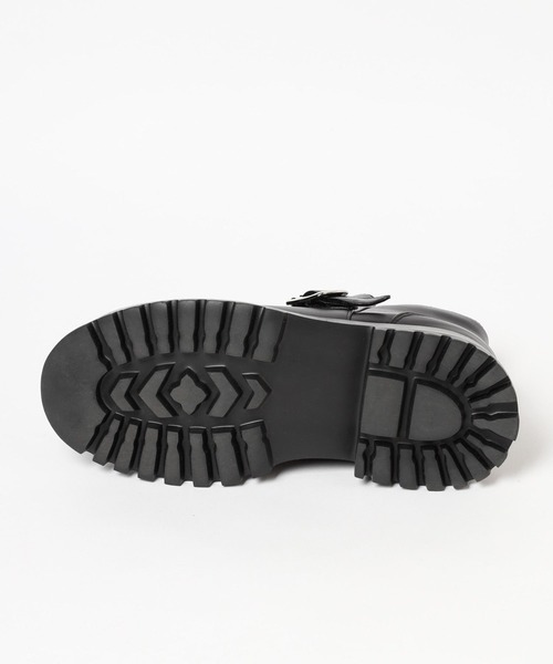 niko and...（ニコアンド）の「オリジナルベルト付きショートブーツ（ブーツ・レディース・モカ/ブラック・MEDIUM/LARGE）」の10枚目の写真