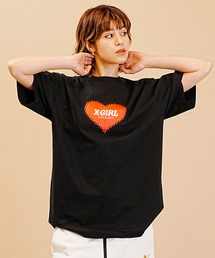 【ムラサキスポーツ別注】X-GIRL/エックスガール ロゴTシャツ プリントTee 半袖Tシャツ 105232011037