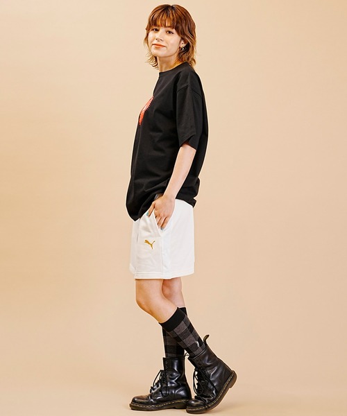 X-girl（エックスガール）の「【ムラサキスポーツ別注】X-GIRL/エックスガール ロゴTシャツ プリントTee 半袖Tシャツ  105232011037（Tシャツ/カットソー・レディース・ホワイト/オリーブ/ブラック・L/XL/M）」の19枚目の写真