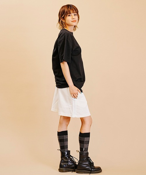 X-girl（エックスガール）の「【ムラサキスポーツ別注】X-GIRL/エックスガール ロゴTシャツ プリントTee 半袖Tシャツ  105232011037（Tシャツ/カットソー・レディース・ホワイト/オリーブ/ブラック・L/XL/M）」の18枚目の写真