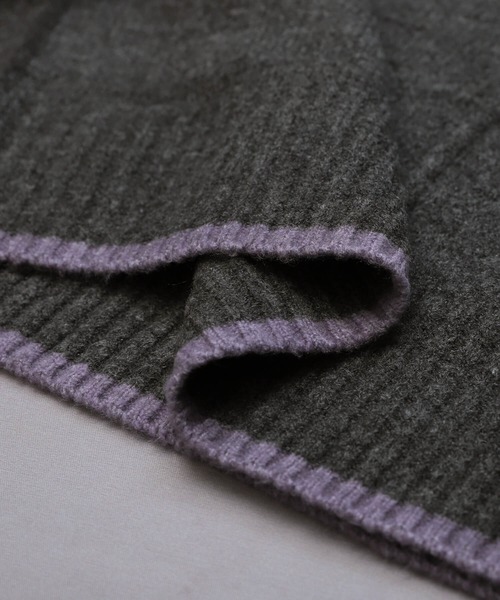 reca（レカ）の「バイカラーハイネックニットプルオーバー（ニット/セーター・レディース・チャコール/ベージュ/オートミール・FREE）」の16枚目の写真