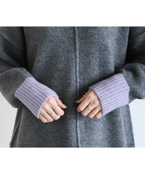 reca（レカ）の「バイカラーハイネックニットプルオーバー（ニット/セーター・レディース・チャコール/ベージュ/オートミール・FREE）」の18枚目の写真