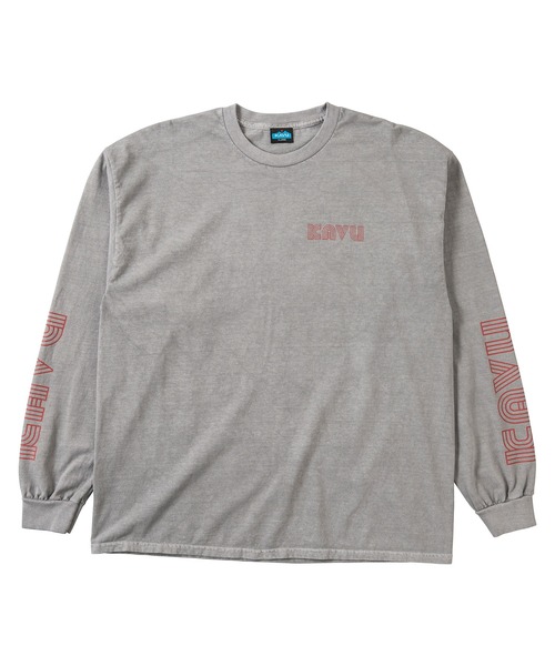 【セール】KAVU/カブー Sleeve Print L/S Tee/スリーブプリント（Tシャツ/カットソー）｜KAVU（カブー）