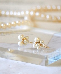 【itam】アイタム/ パールノンホールピアス/ 金属アレルギー対応