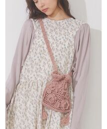 merry jenny | おはなニットポシェット(ハンドバッグ)