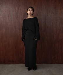 loosely wave knit / ルースリーウェーブニット
