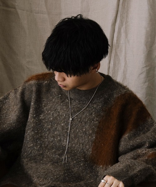 epnok(エプノック)の「シルバーループタイ(ネックレス・メンズ・シルバー・FREE)」の3枚目の写真