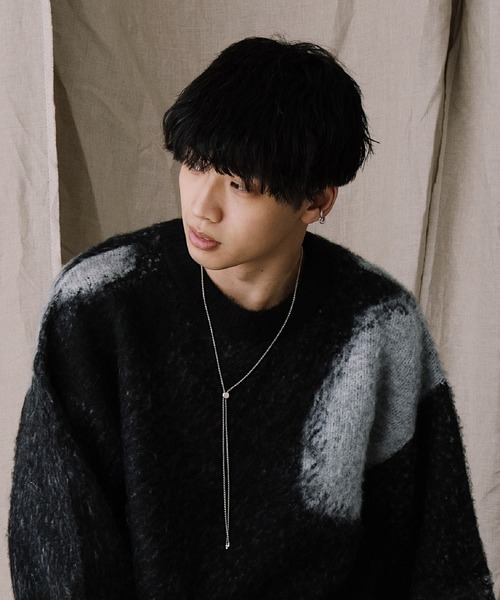 epnok(エプノック)の「シルバーループタイ(ネックレス・メンズ・シルバー・FREE)」の4枚目の写真