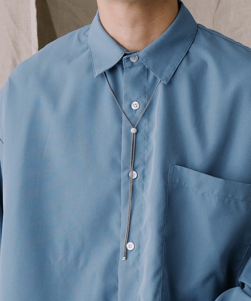 epnok(エプノック)の「シルバーループタイ(ネックレス・メンズ・シルバー・FREE)」の7枚目の写真