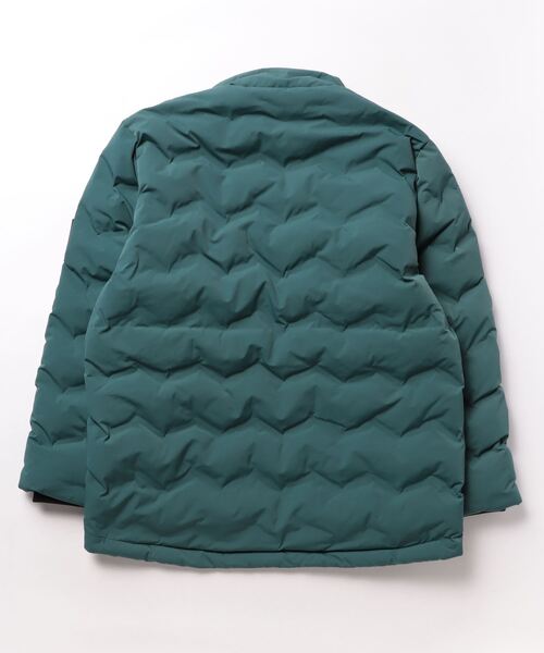 RUSTY（ラスティ）の「RUSTY/ラスティ スタンドジャケット 立ち襟 ジップアップ 保温 軽量 タフタ素材 アウター ジャンバー ブルゾン（ダウンジャケット/コート・メンズ・ブラック/ベージュ/カーキ・XL/M/L）」の4枚目の写真