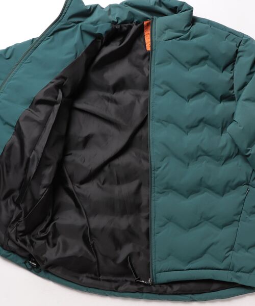 RUSTY（ラスティ）の「RUSTY/ラスティ スタンドジャケット 立ち襟 ジップアップ 保温 軽量 タフタ素材 アウター ジャンバー ブルゾン（ダウンジャケット/コート・メンズ・ブラック/ベージュ/カーキ・XL/M/L）」の5枚目の写真