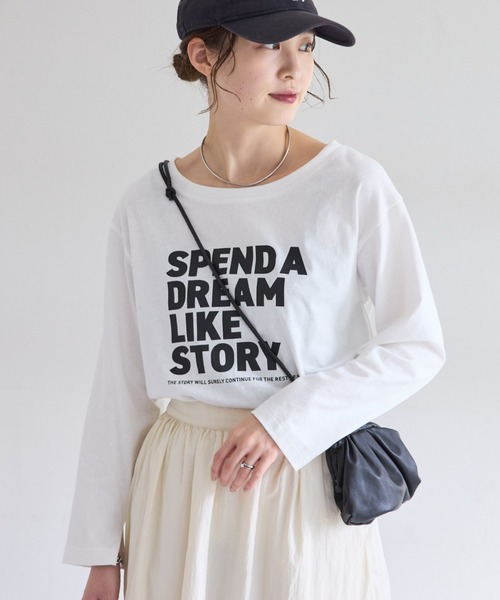 CIAOPANIC TYPY（チャオパニックティピー）の「アソートロゴ裾ラウンドTEE（Tシャツ/カットソー・レディース・グレー/ホワイト系その他2/ホワイト・ONE SIZE）」の12枚目の写真