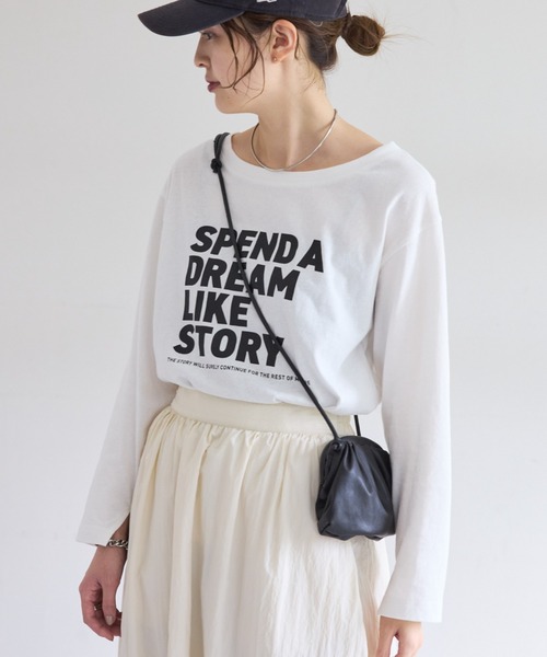 CIAOPANIC TYPY（チャオパニックティピー）の「アソートロゴ裾ラウンドTEE（Tシャツ/カットソー・レディース・グレー/ホワイト系その他2/ホワイト・ONE SIZE）」の13枚目の写真