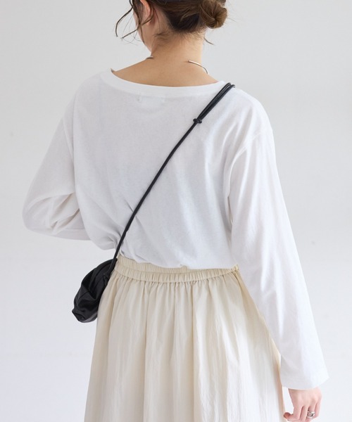 CIAOPANIC TYPY（チャオパニックティピー）の「アソートロゴ裾ラウンドTEE（Tシャツ/カットソー・レディース・グレー/ホワイト系その他2/ホワイト・ONE SIZE）」の15枚目の写真