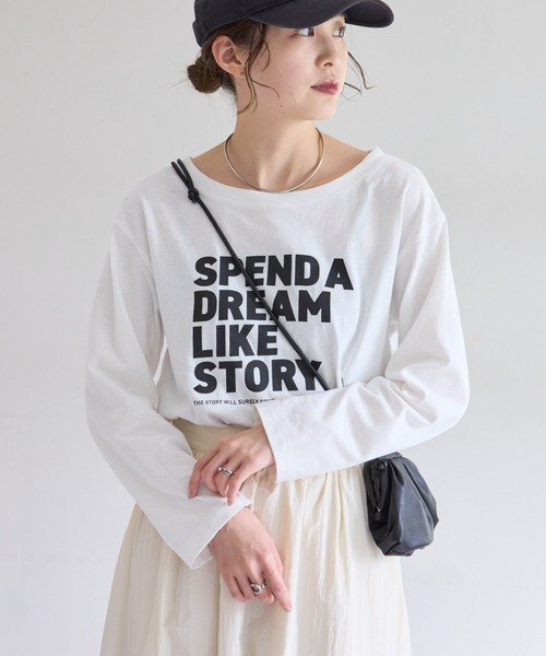 CIAOPANIC TYPY（チャオパニックティピー）の「アソートロゴ裾ラウンドTEE（Tシャツ/カットソー・レディース・グレー/ホワイト系その他2/ホワイト・ONE SIZE）」の14枚目の写真