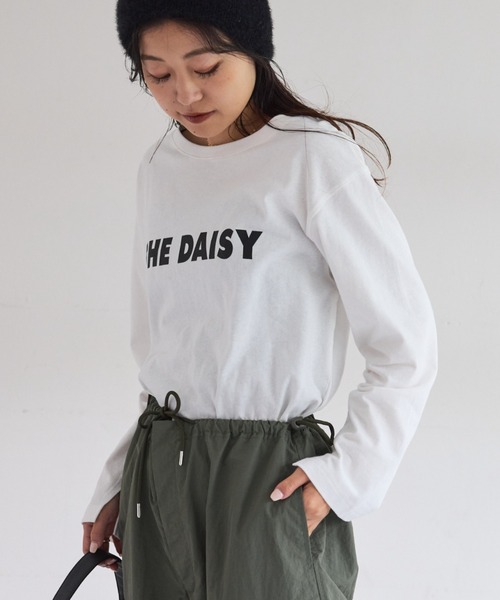 CIAOPANIC TYPY（チャオパニックティピー）の「アソートロゴ裾ラウンドTEE（Tシャツ/カットソー・レディース・グレー/ホワイト系その他2/ホワイト・ONE SIZE）」の5枚目の写真