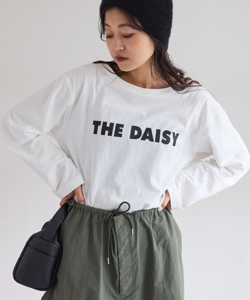 CIAOPANIC TYPY（チャオパニックティピー）の「アソートロゴ裾ラウンドTEE（Tシャツ/カットソー・レディース・グレー/ホワイト系その他2/ホワイト・ONE SIZE）」の4枚目の写真