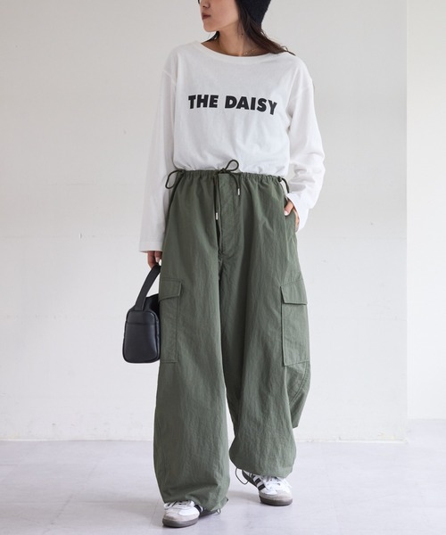 CIAOPANIC TYPY（チャオパニックティピー）の「アソートロゴ裾ラウンドTEE（Tシャツ/カットソー・レディース・グレー/ホワイト系その他2/ホワイト・ONE SIZE）」の8枚目の写真