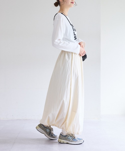 CIAOPANIC TYPY（チャオパニックティピー）の「アソートロゴ裾ラウンドTEE（Tシャツ/カットソー・レディース・グレー/ホワイト系その他2/ホワイト・ONE SIZE）」の18枚目の写真