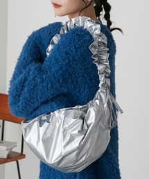 forksy. | 【forksy.】メタリックシャーリングショルダーバッグ(ショルダーバッグ)