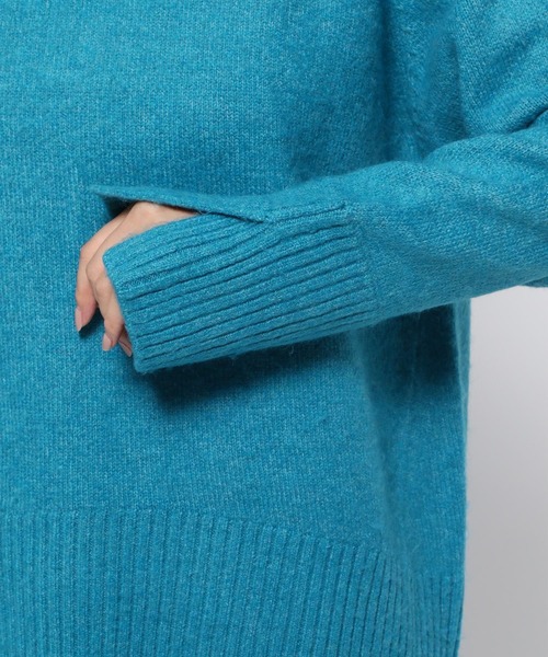 LOWRYS FARM（ローリーズファーム）の「モチモチハイネックプルオーバーＬＳ　968925（ニット/セーター・レディース・ブラック/グレー/イエロー/ブルー/アイボリー・FREE）」の14枚目の写真