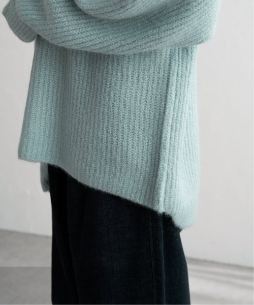 LBC（エルビーシー）の「配色ステッチ畦ニットプルオーバー（ニット/セーター・レディース・オフホワイト/グレー/ブルー/ピンク・M/L）」の10枚目の写真