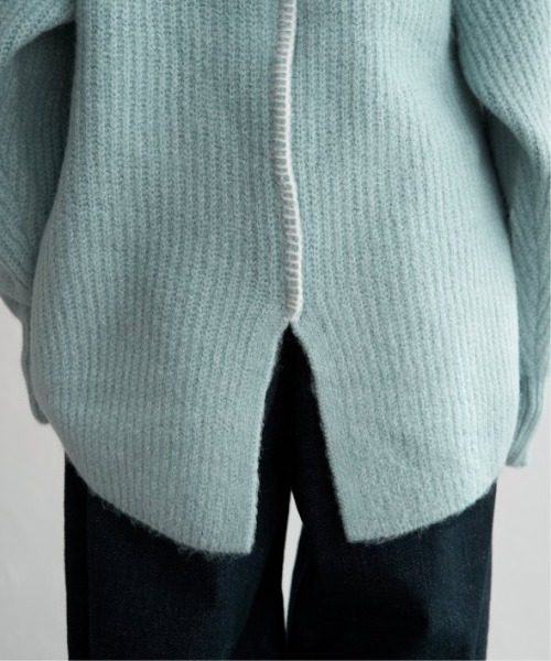 LBC（エルビーシー）の「配色ステッチ畦ニットプルオーバー（ニット/セーター・レディース・オフホワイト/グレー/ブルー/ピンク・M/L）」の13枚目の写真