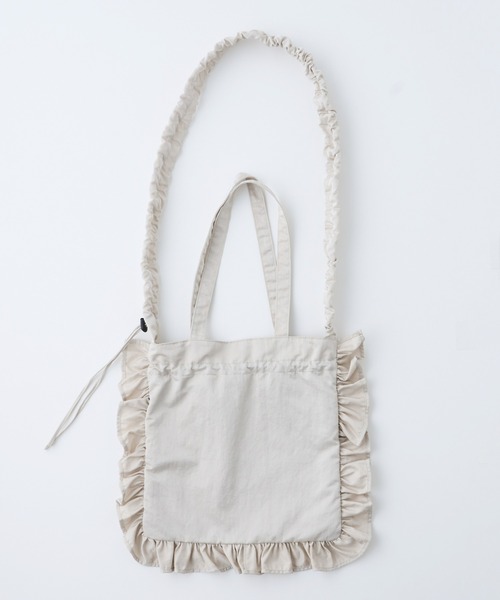 CIAOPANIC TYPY（チャオパニックティピー）の「フリルギャザー2WAYBAG（ショルダーバッグ・レディース・シャンパン/ピンク/ブラック/シルバー・ONE SIZE）」の13枚目の写真