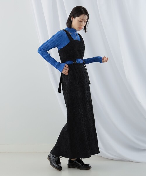 Ray BEAMS(レイビームス)の「Ray BEAMS / ラメ リンクル ビスチェ ワンピース(ワンピース・レディース・ホワイト系その他6/ブラック・0/1)」の13枚目の写真