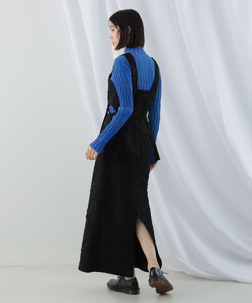 Ray BEAMS(レイビームス)の「Ray BEAMS / ラメ リンクル ビスチェ ワンピース(ワンピース・レディース・ホワイト系その他6/ブラック・0/1)」の15枚目の写真