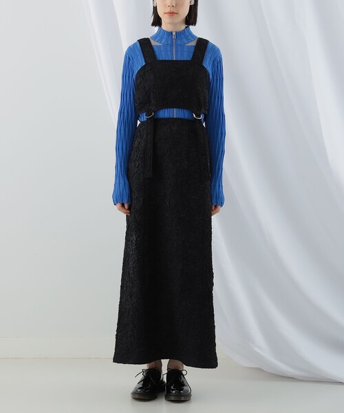 Ray BEAMS(レイビームス)の「Ray BEAMS / ラメ リンクル ビスチェ ワンピース(ワンピース・レディース・ホワイト系その他6/ブラック・0/1)」の16枚目の写真