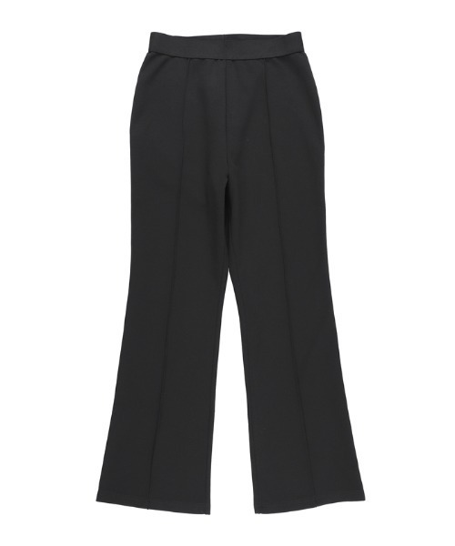 coca(coca)(コカ)の「裏起毛ジョーゼットピンタックフレアパンツ(その他パンツ・レディース・ブラック/ダークグリーン/アイボリー/グレイッシュベージュ・M/L)」の7枚目の写真