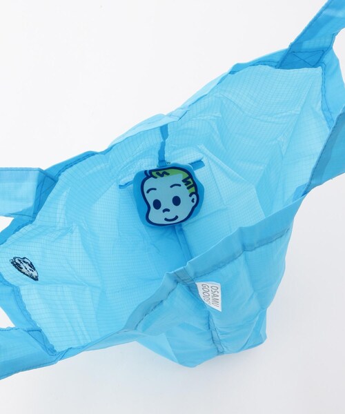 &Bridge(アンドブリッジ)の「OSAMU GOODS 収納袋付きエコバッグ(エコバッグ/サブバッグ・レディース・ターコイズブルー系9・99)」の3枚目の写真