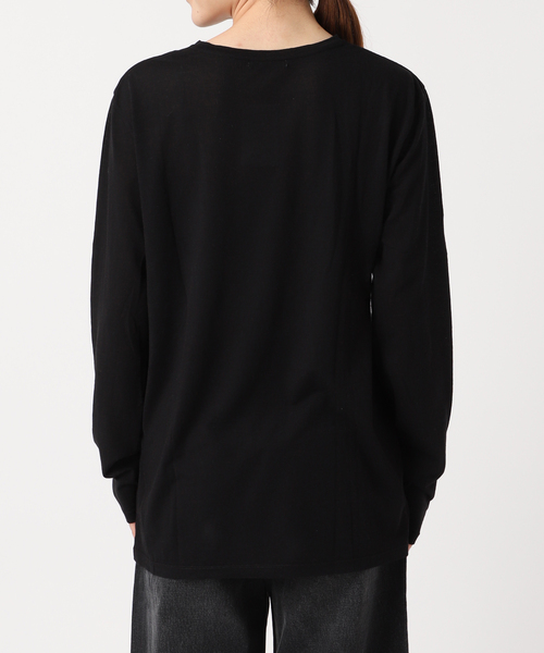 JOURNAL STANDARD(ジャーナルスタンダード)の「《追加6》クルーネックシアーロングTシャツ(Tシャツ/カットソー・レディース・ホワイト/ブラック/ピンク/ホワイト×ホワイト・FREE)」の14枚目の写真