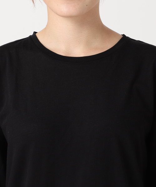 JOURNAL STANDARD(ジャーナルスタンダード)の「《追加6》クルーネックシアーロングTシャツ(Tシャツ/カットソー・レディース・ホワイト/ブラック/ピンク/ホワイト×ホワイト・FREE)」の15枚目の写真