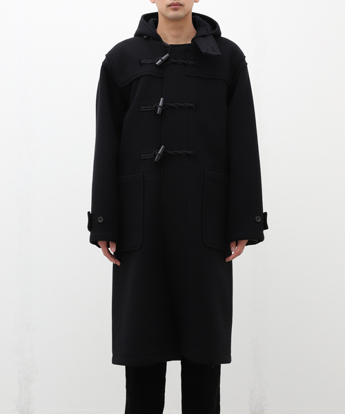 LENO（リノ）の「【LENO / リノ】DUFFLE COAT（ダッフルコート・メンズ・ブラック・1/2）」の3枚目の写真