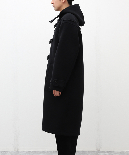 LENO（リノ）の「【LENO / リノ】DUFFLE COAT（ダッフルコート・メンズ・ブラック・1/2）」の4枚目の写真