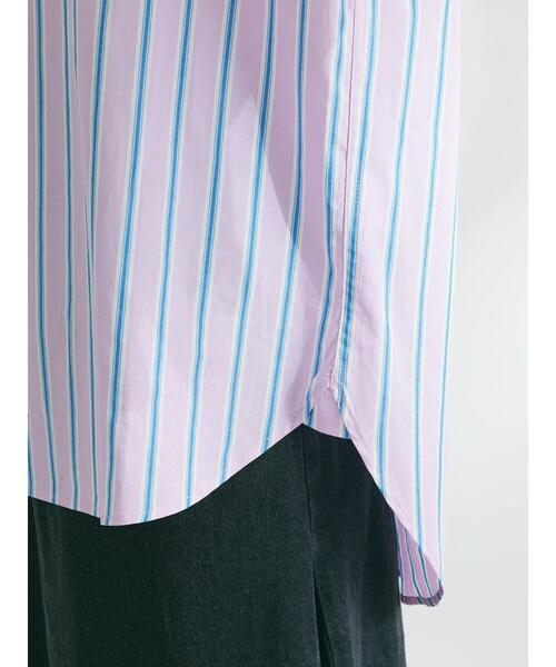 CRAFT STANDARD BOUTIQUE(クラフトスタンダードブティック)の「【追加6】バンドカラーシャツ(シャツ/ブラウス・レディース・ネイビー系2/ピンク系その他/グリーン系その他3/グレー系その他2/オフホワイト/ブルー系その他6・L/S/M)」の19枚目の写真